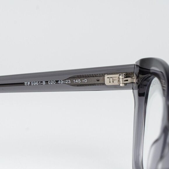 Tom Ford Woman Eyeglasses Transparent Grey Blue Light Block FT5961-B 020 main image 6